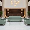 Abaca - Seafoam Weave Tekloom Performance Upholstered Sofa | Architectural Fabrics