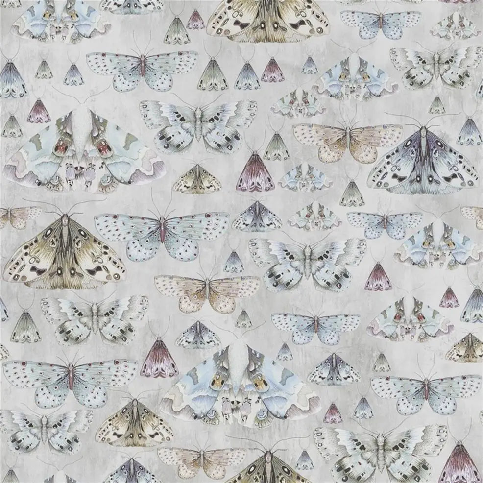Issoria Butterfly Zinc Wallpaper | Designers Guild Europe