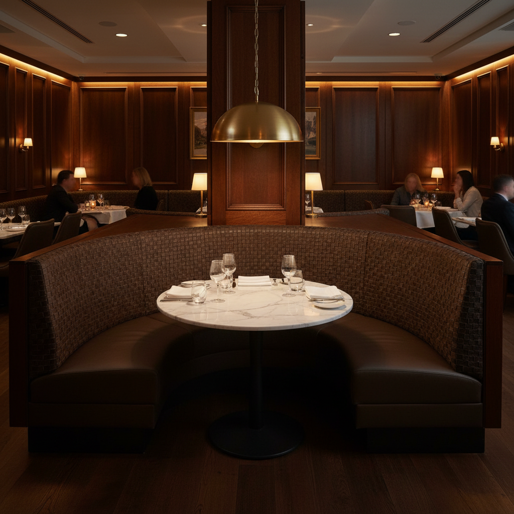 Berretta - Berretta Performance Vinyl Upholstered Banquette | Architectural Fabrics