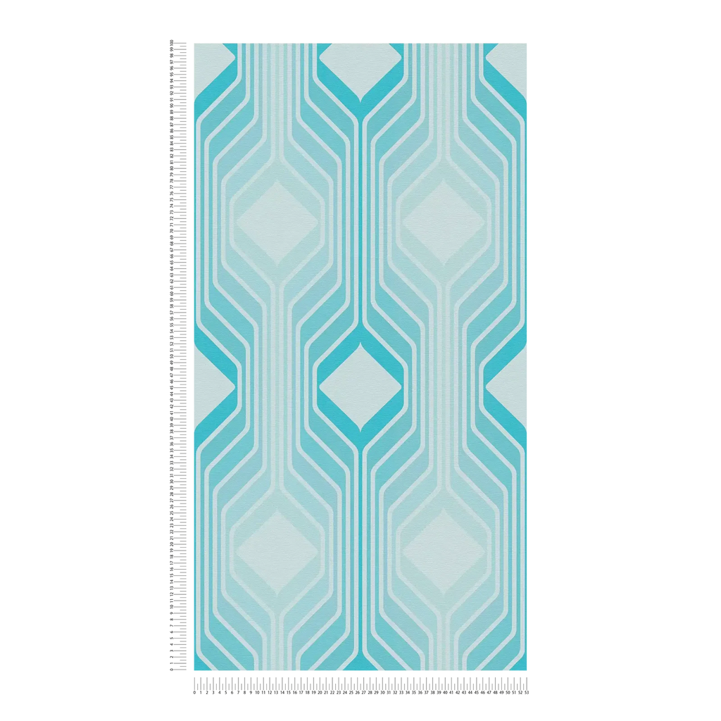 Retro Chic Blue Wallcovering | AS Creation