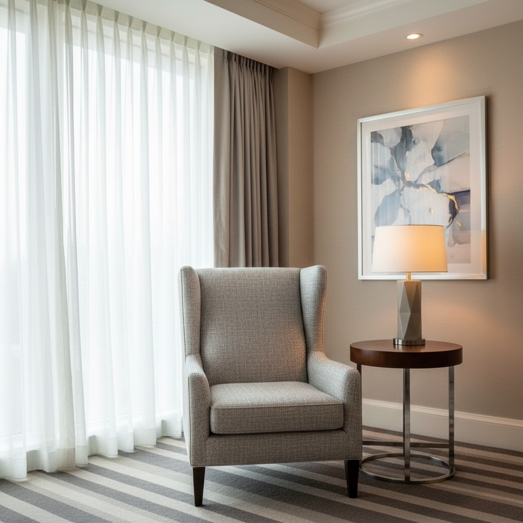 Manchioneel - Grigio Upholstered Chair | Architectural Fabrics