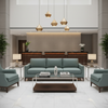 Aire Pebbled - Sea Glass Breathable Polyurethane Upholstered Sofa | Architectural Fabrics