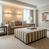 Monterey Mercury Upholstered Ottoman | Architectural Fabrics