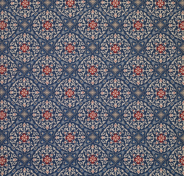 Nina Campbell Fabric - Sapphire Blue Wallcovering | Nina Campbell