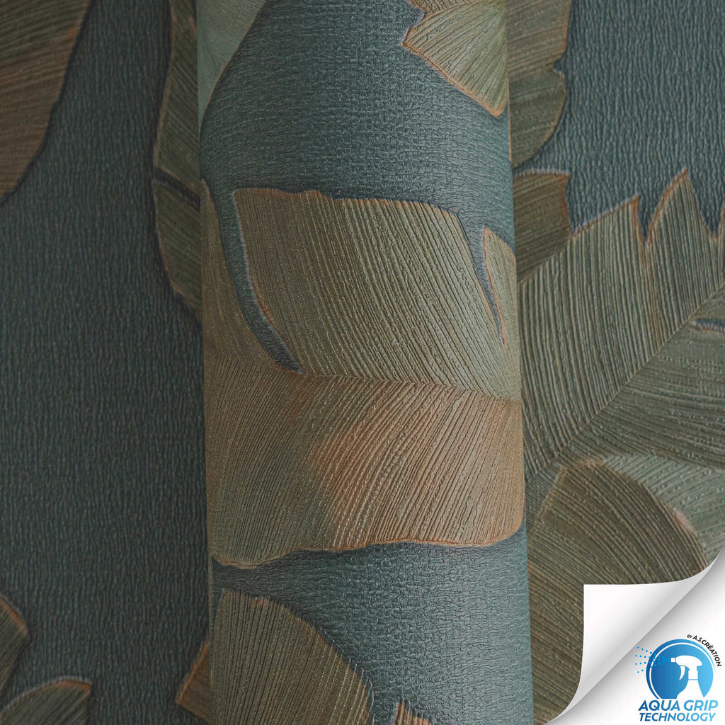 Designdrop Teal Wallcovering | AS Creation