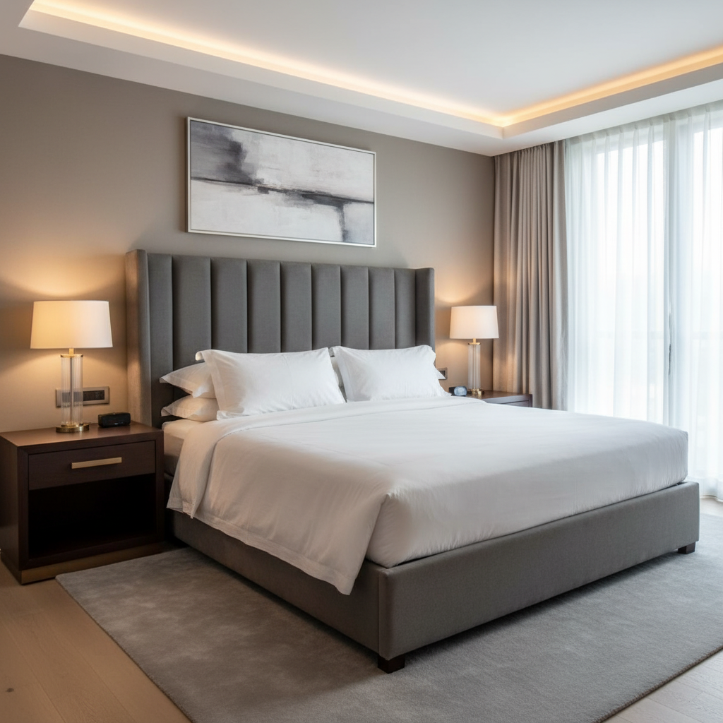 Manchioneel - Evening Upholstered Headboard | Architectural Fabrics