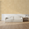 Nantucket Grasscloth Walnut Wallcovering | Phillipe Romano room setting