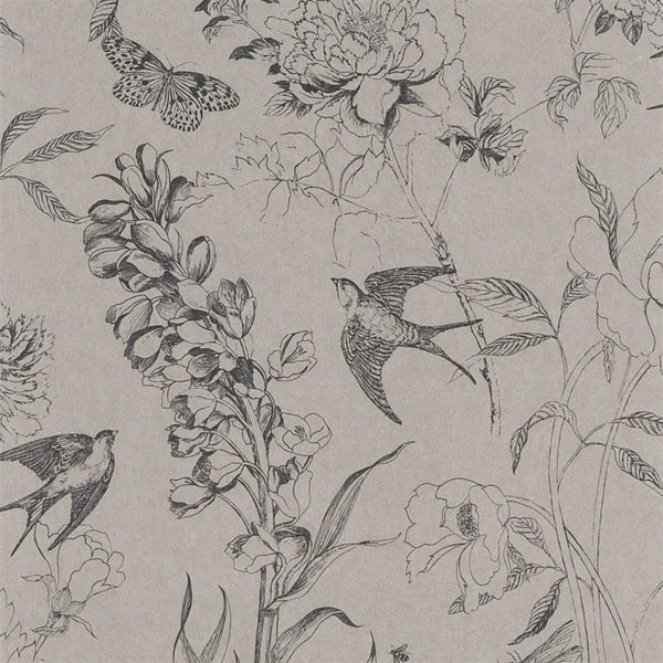 Sibylla Butterfly Birds Birch | Designers Guild Europe