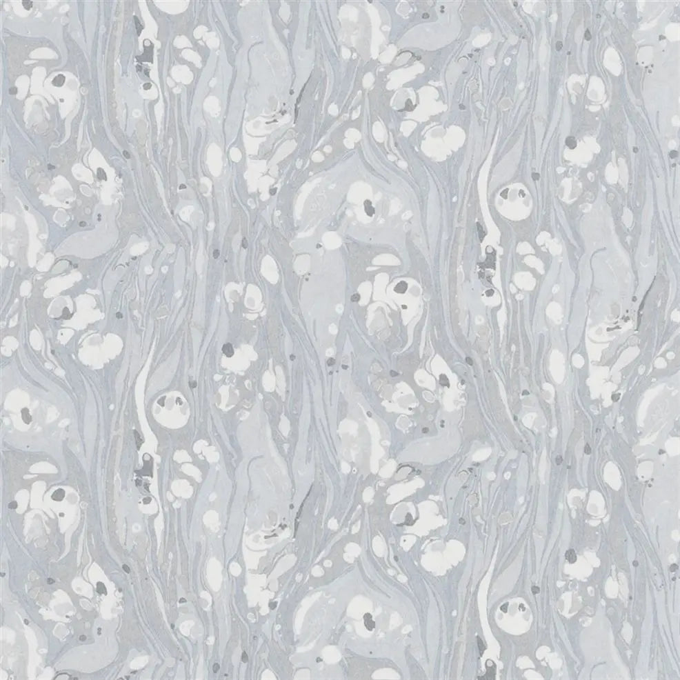 Delahaye Marble Zinc Wallpaper | Designers Guild Europe
