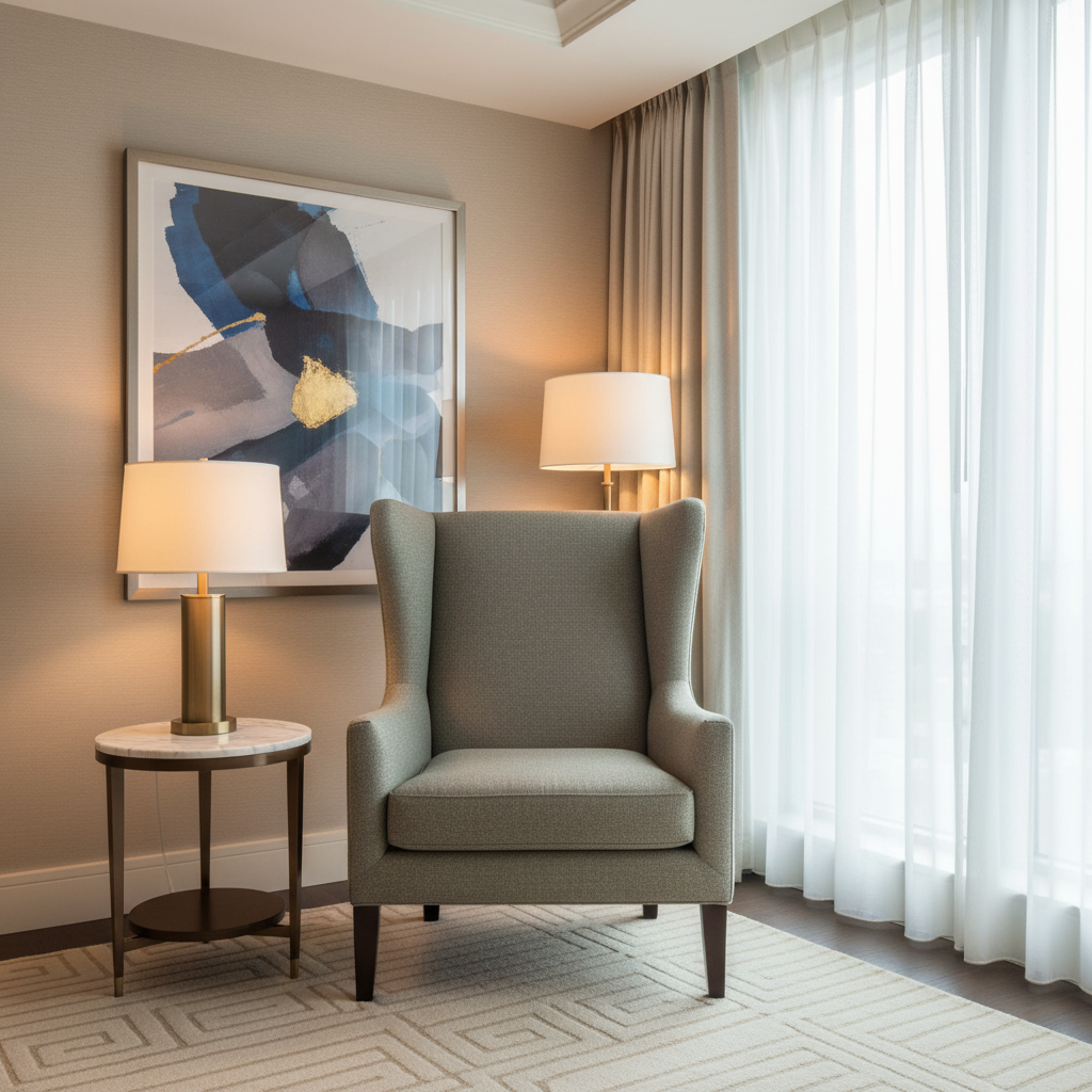Pinnacle Rock - Parsley Upholstered Chair | Architectural Fabrics