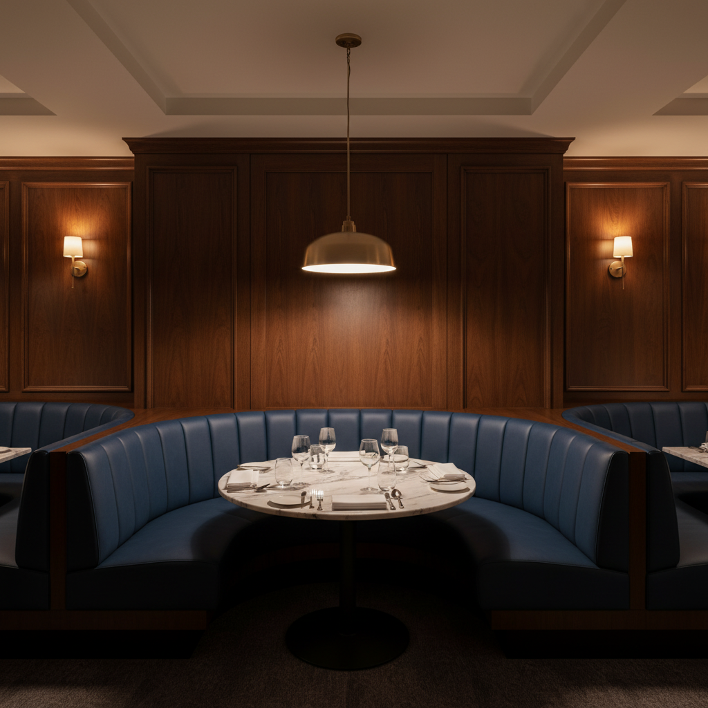 Red Hook - Oceania Upholstered Banquette | Architectural Fabrics