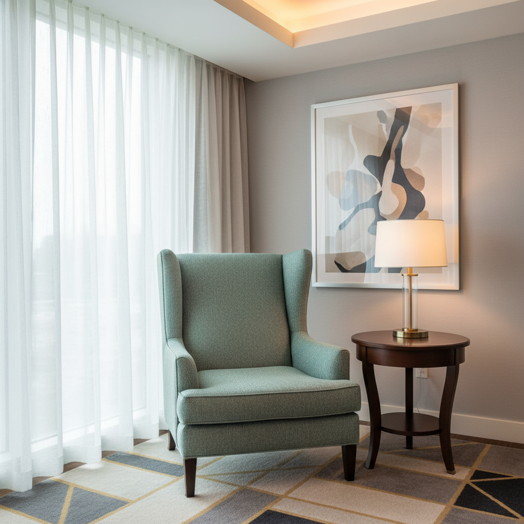 Woven Textured Fabric Seafoam Green Upholstered Chair | Architectural Fabrics