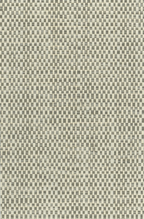 Darien-Barrier of Grey Paper Weave Wallcovering | Phillipe Romano