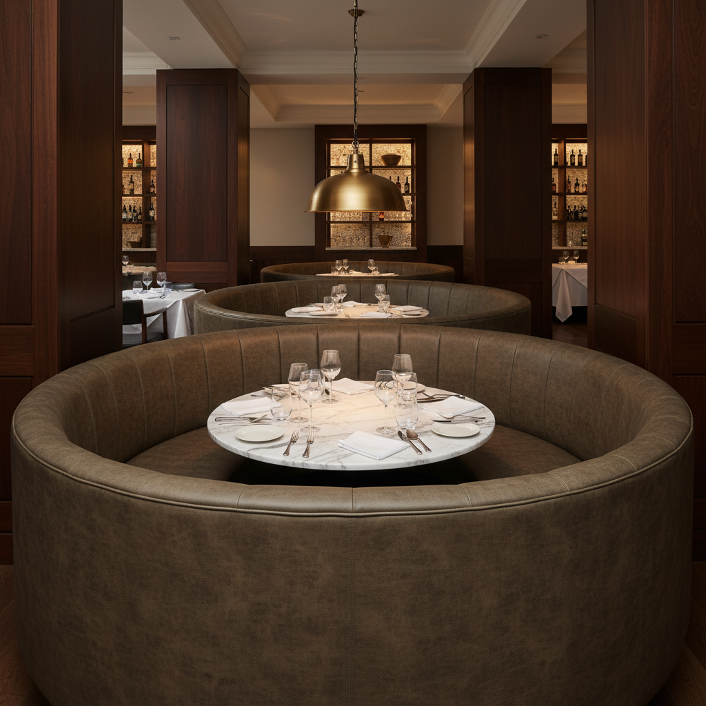 Kralendijk - Abyss Upholstered Banquette | Architectural Fabrics