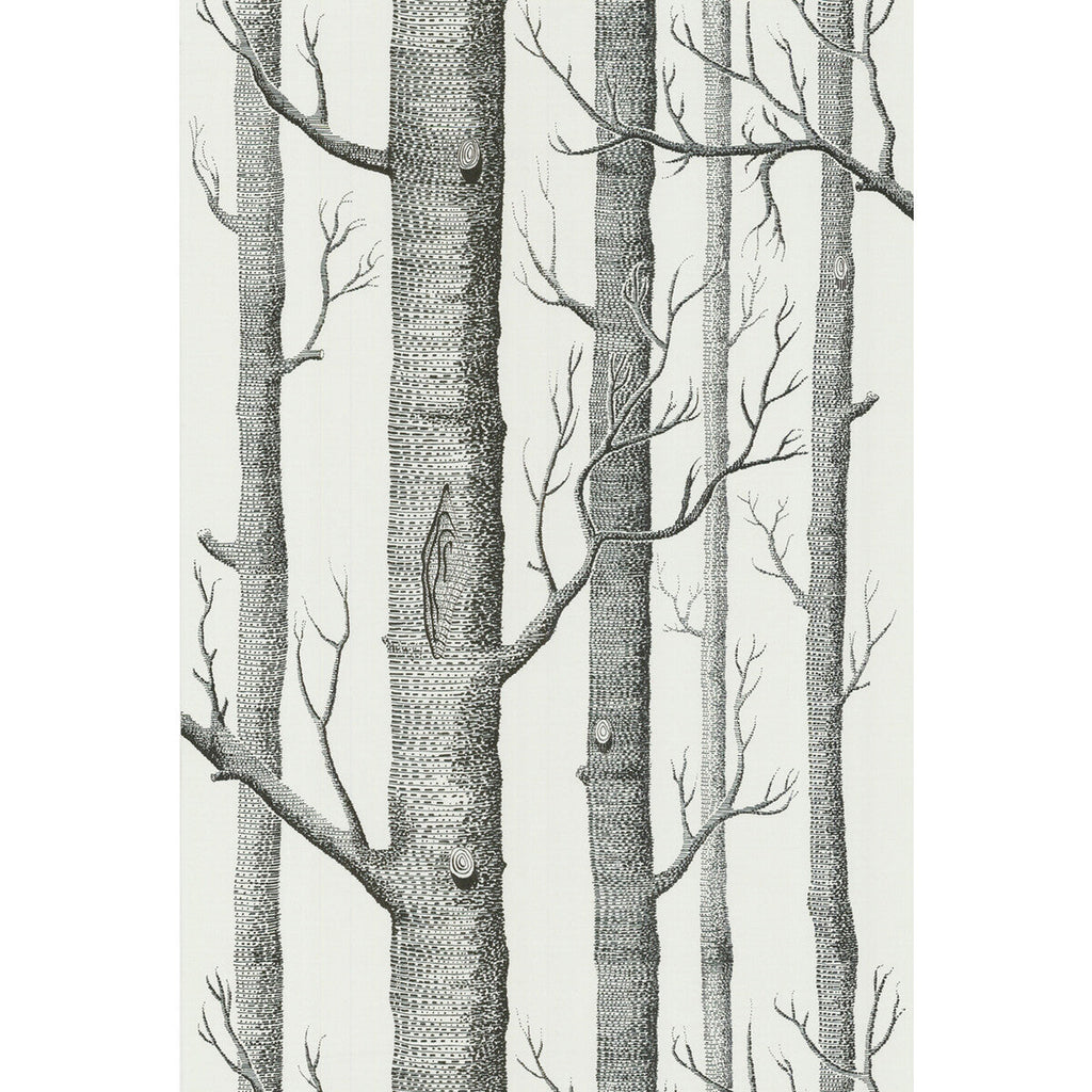 Woods - Onyx/White Black By Cole & Son | Cole & Son New Contemporary Ii | Novelty Wallcovering Print