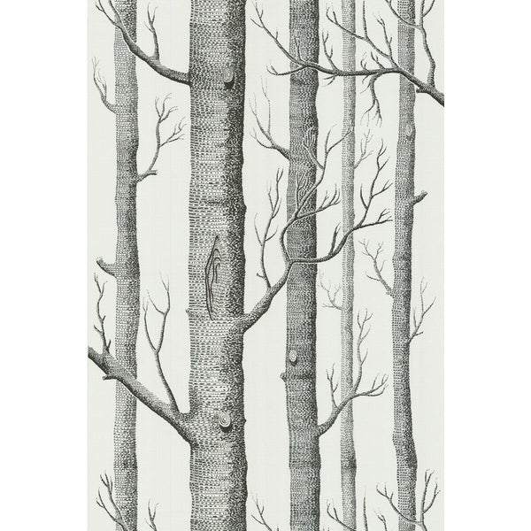 Woods - Onyx/White Black By Cole & Son | Cole & Son New Contemporary Ii | Novelty Wallcovering Print