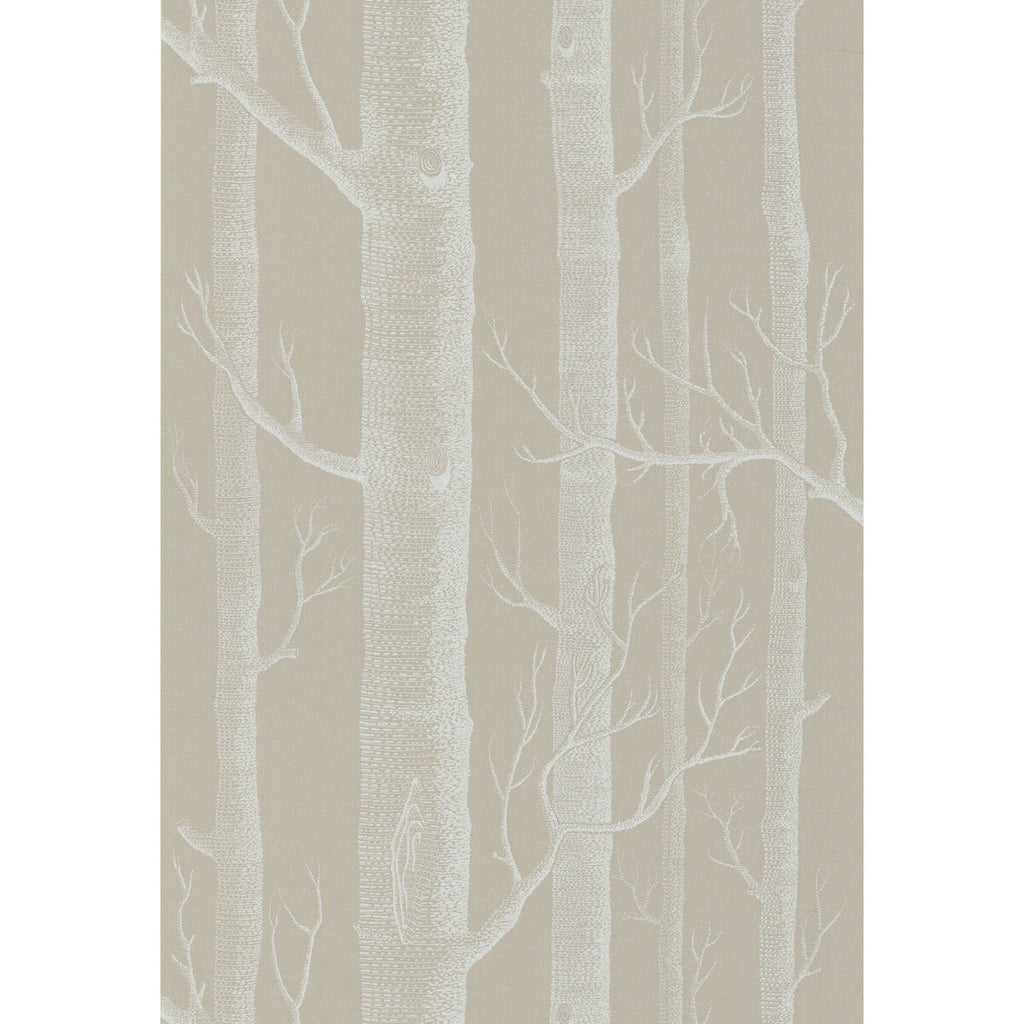 Woods - White/Taupe White By Cole & Son | Cole & Son New Contemporary Ii | Novelty Wallcovering Print