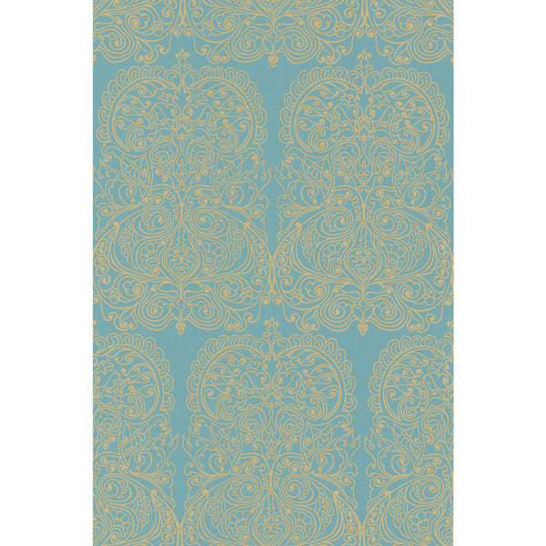 Alpana - Gold/Aqua Yellow | Cole & Son