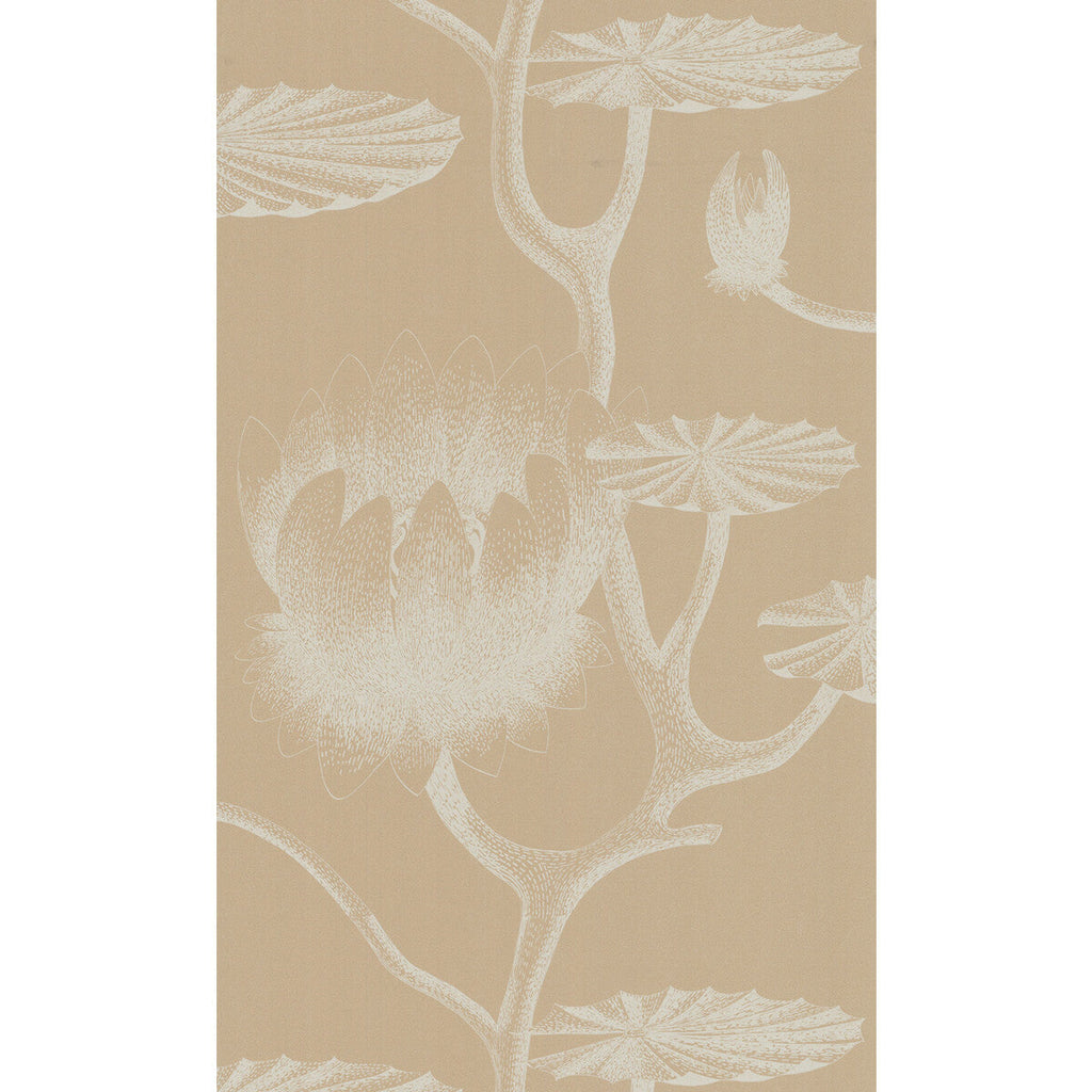 Lily - Ivory/Sand Beige By Cole & Son | Cole & Son New Contemporary Ii |Botanical & Floral  Wallcovering Print