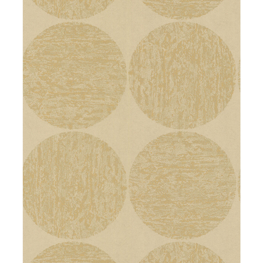 Luna - Gold/Tan Yellow By Cole & Son | Cole & Son New Contemporary Ii |Dots Geometric Wallcovering Print