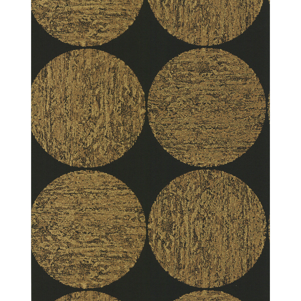 Luna - Gold/Onyx Yellow By Cole & Son | Cole & Son New Contemporary Ii |Dots Geometric Wallcovering Print