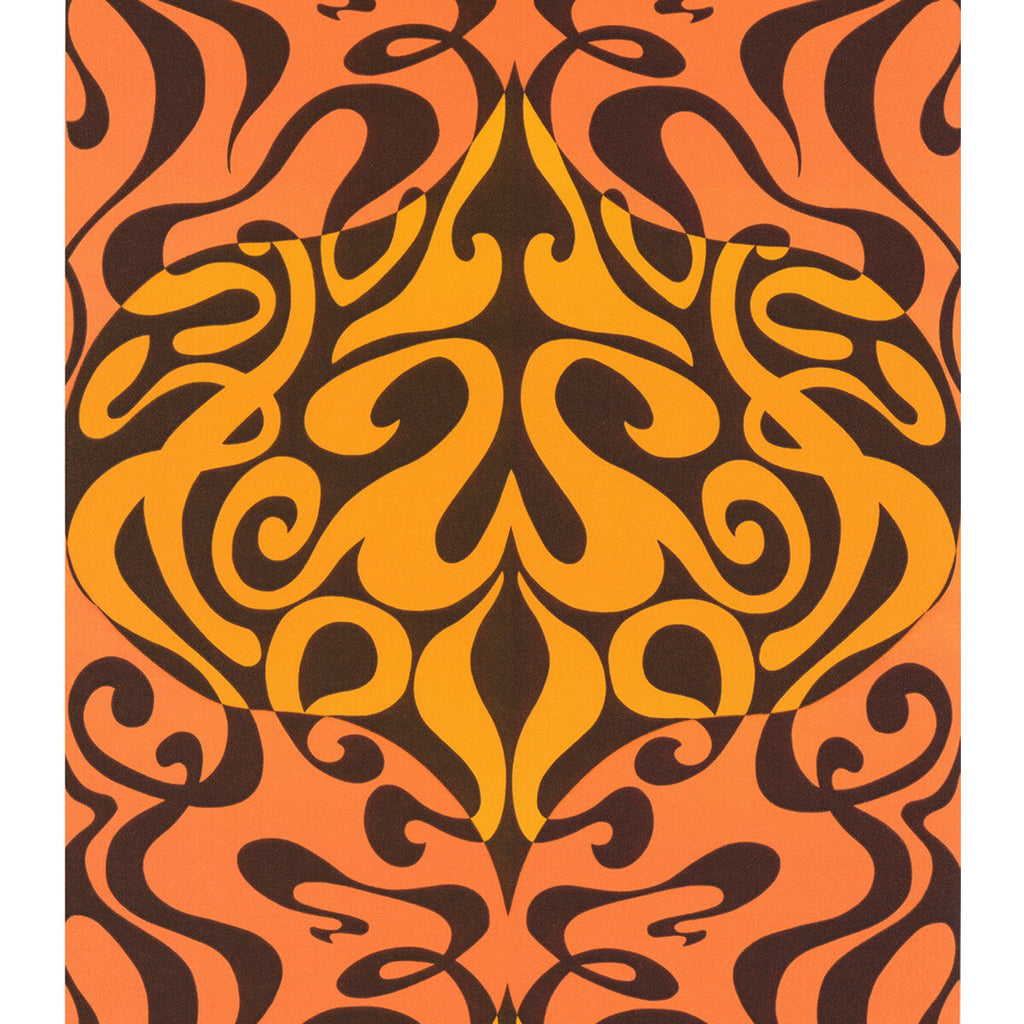 Woodstock - Orange Orange By Cole & Son | Cole & Son New Contemporary Ii | Modern Wallcovering Print