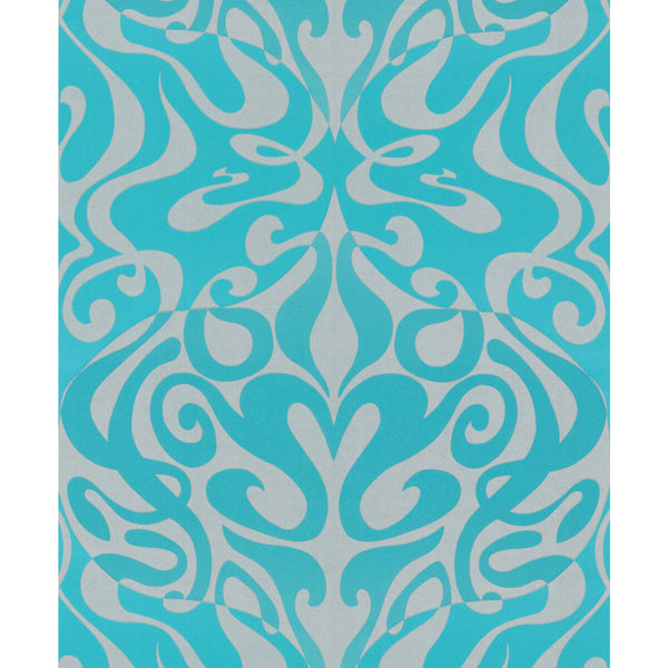 Woodstock - Aqua Blue By Cole & Son | Cole & Son New Contemporary Ii | Modern Wallcovering Print