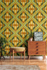 Retro Chic Light Green Wallcovering | AS Creation