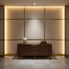 Turneffe - Eggshell Upholstered Wall Panel | Architectural Fabrics