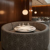 Axis - Axis Etched Polyurethane Upholstered Banquette | Architectural Fabrics