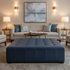 Big Bird - Big Bird Performance Vinyl Upholstered Ottoman | Architectural Fabrics