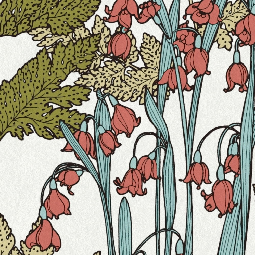 Floral Impression Cream Wallcovering | AS Creation