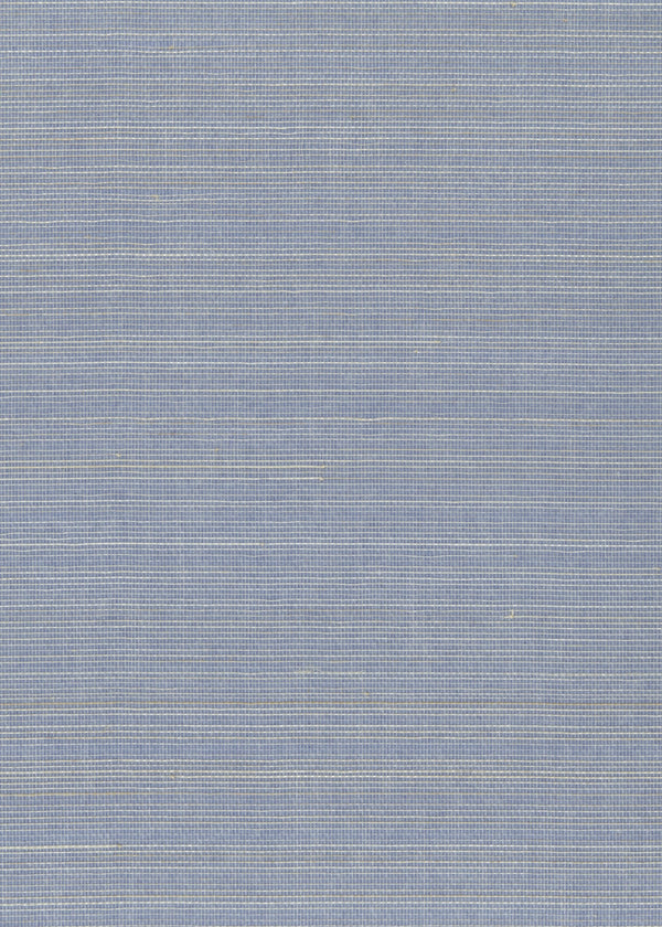 Wellfleet-Grey&blue Abaca Wallcovering | Phillipe Romano