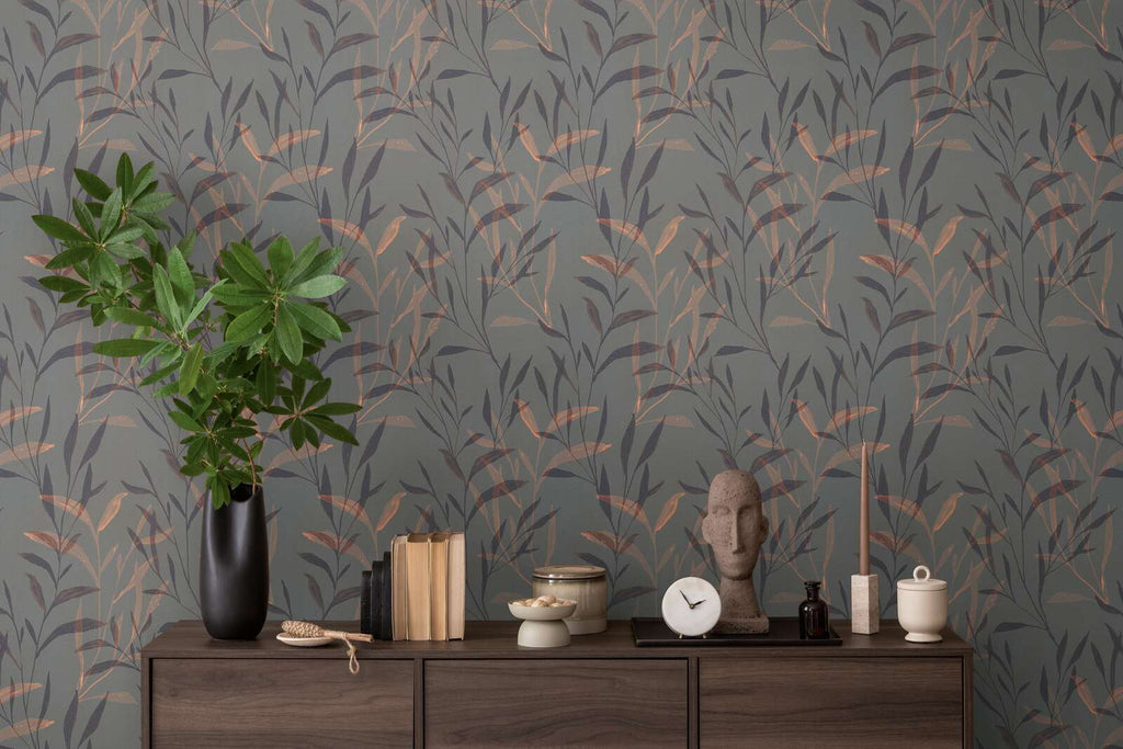 Anna D Andrea Gray Wallcovering | AS Creation