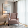 Turneffe - Blush Upholstered Chair | Architectural Fabrics
