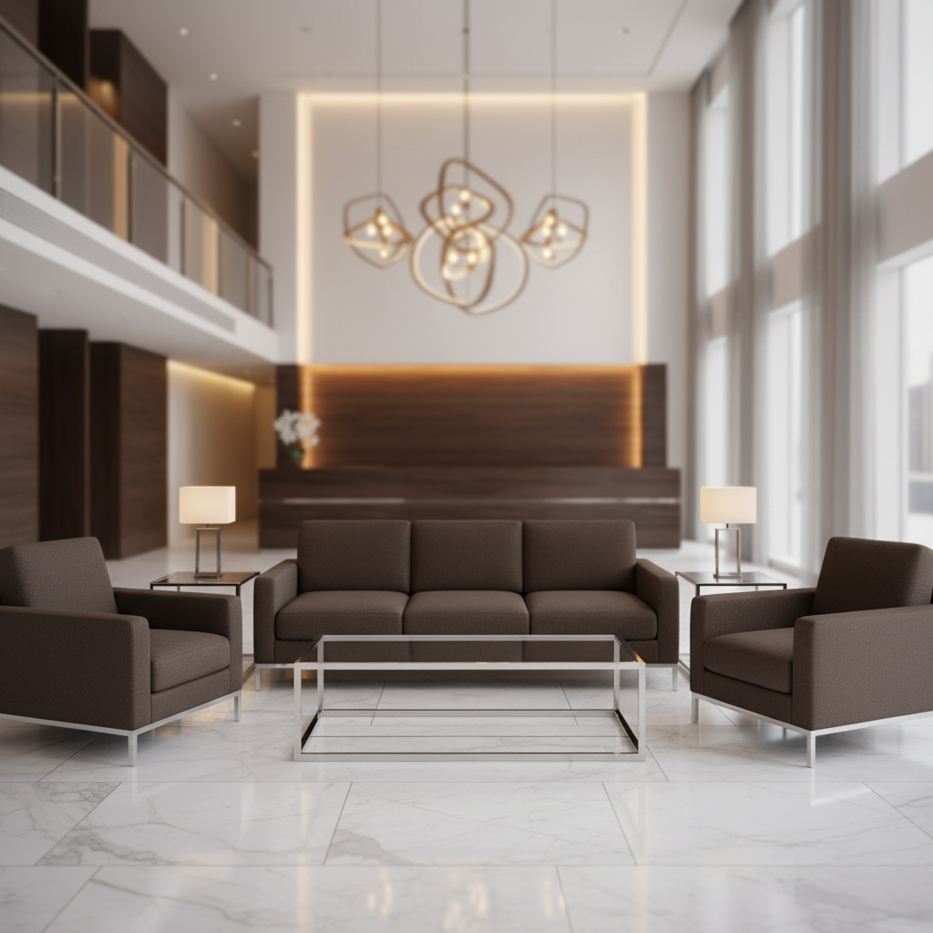 Aire Pebbled - Cocoa Bean Breathable Polyurethane Upholstered Sofa | Architectural Fabrics