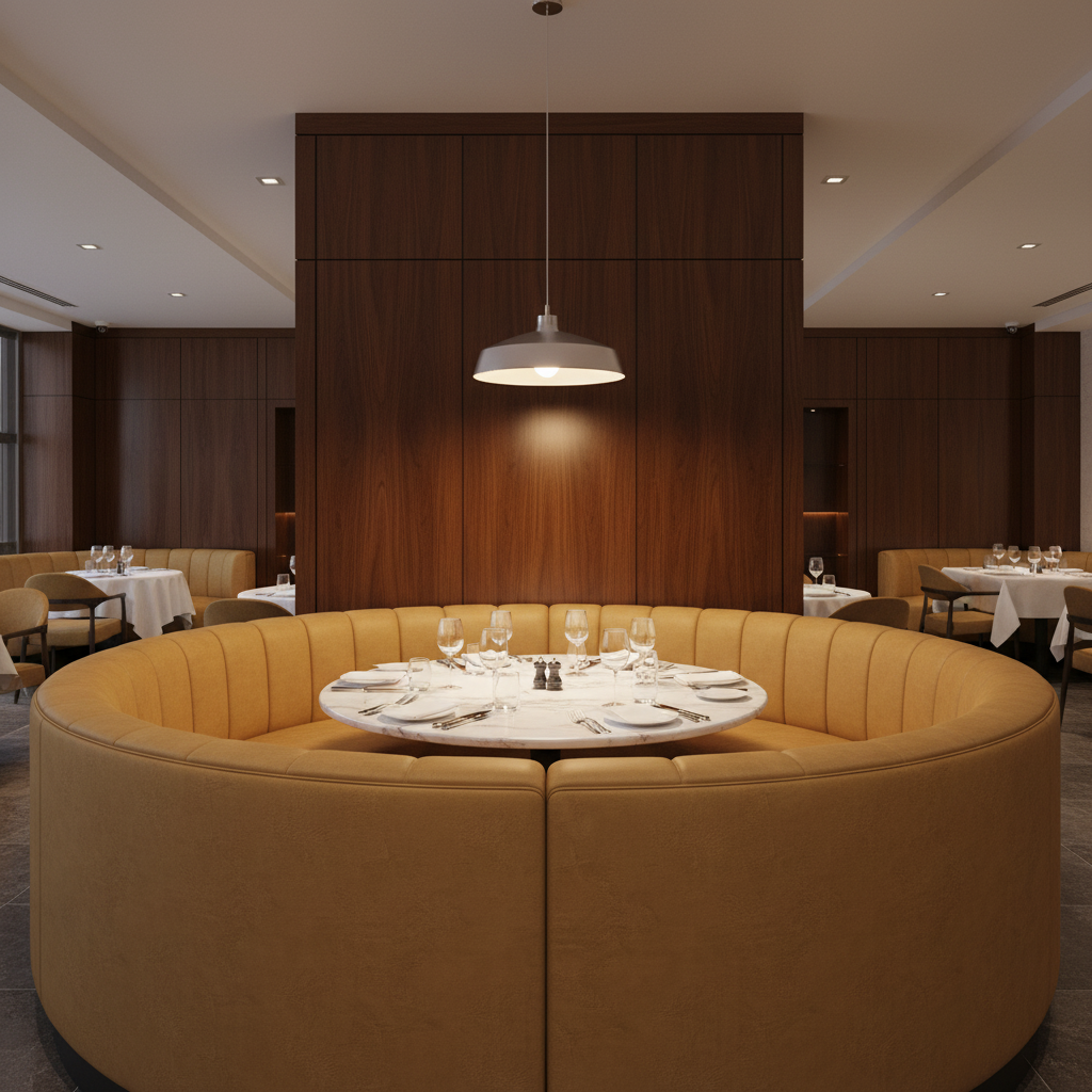 Bastia - Bastia Performance Polyurethane Upholstered Banquette | Architectural Fabrics