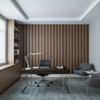 Biscay Bay Rustic Stripe Wood Grain | Hollywood Wallcoverings - Corporate Office commercial room setting