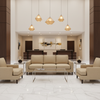 Morant - Latte Upholstered Sofa | Architectural Fabrics