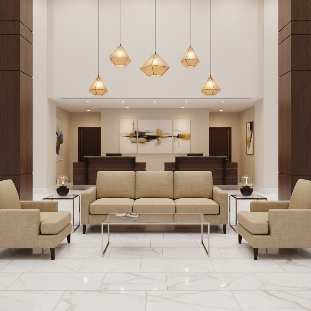 Morant - Latte Upholstered Sofa | Architectural Fabrics