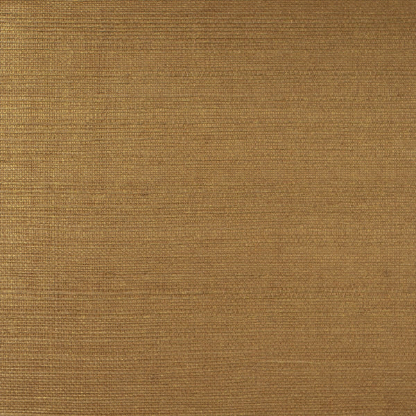 Nantucket Grasscloth Bronze & Gold Shimmer Wallcovering | Phillipe Romano