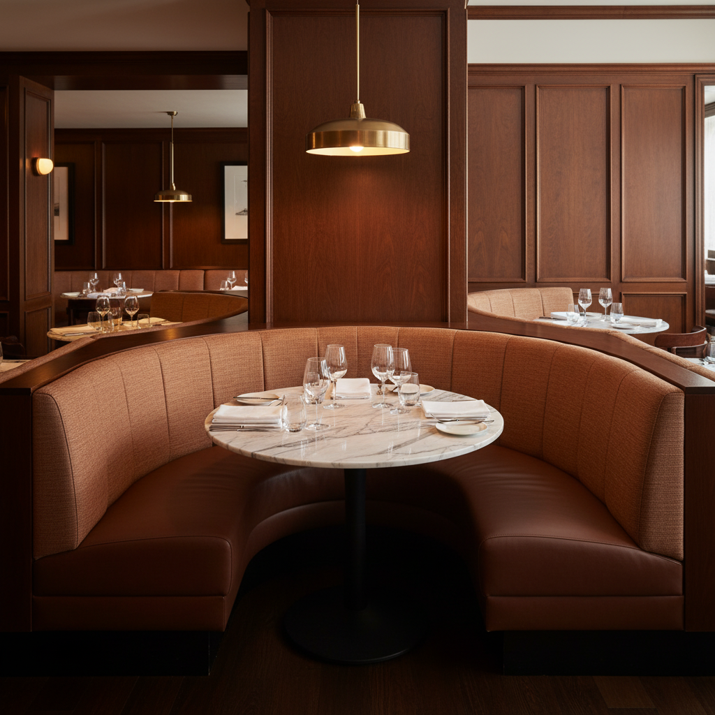 Luxury Cay - Sizzle Upholstered Banquette | Architectural Fabrics