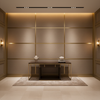 Peter Island - Bark Upholstered Wall Panel | Architectural Fabrics