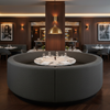 Aarden - Charcoal Veil Silicone Hybrid Upholstered Banquette | Architectural Fabrics