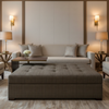 Alter - Alter Silicone Hybrid Upholstered Ottoman | Architectural Fabrics