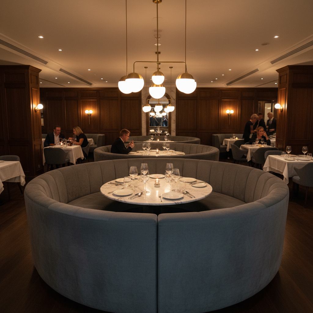 Ultrasuede  Graphite  Grey Upholstered Banquette | Ultrasuede Upholstery