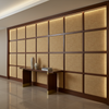 Woven Linear Texture Golden Wheat Upholstered Wall Panel | Architectural Fabrics