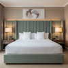 Aarden - Sea Glass Silicone Hybrid Upholstered Headboard | Architectural Fabrics