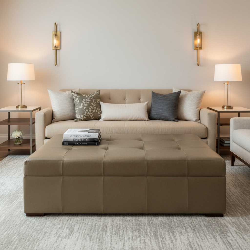 Port Royal - Trail Upholstered Ottoman | Architectural Fabrics