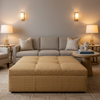 Aztec - Aztec Organic Cellulose Upholstered Ottoman | Architectural Fabrics